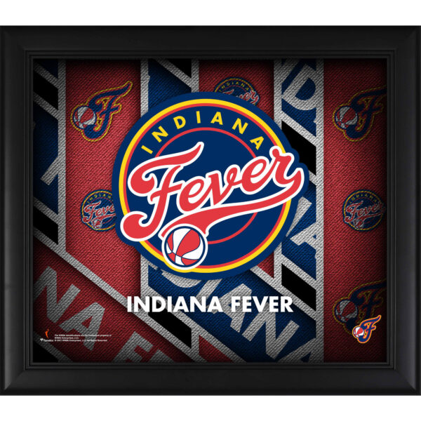 Indiana Fever Framed 15" x 17" Team Threads Collage
