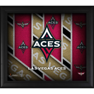 Las Vegas Aces Framed 15" x 17" Team Threads Collage