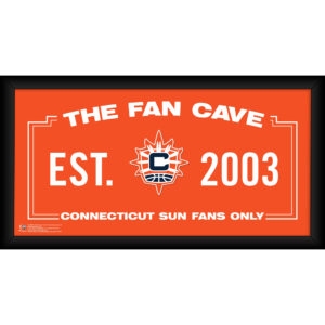 Connecticut Sun Framed 10" x 20" Fan Cave Collage