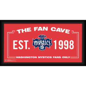 Washington Mystics Framed 10" x 20" Fan Cave Collage