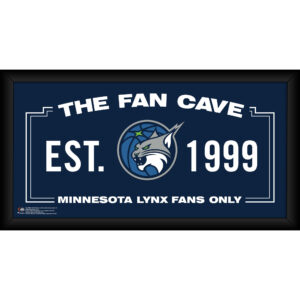 Minnesota Lynx Framed 10" x 20" Fan Cave Collage