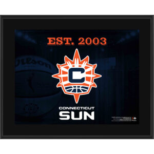 Connecticut Sun 10.5" x 13" Sublimated Horizontal Team Logo Plaque
