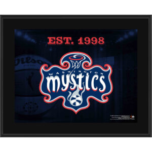 Washington Mystics 10.5" x 13" Sublimated Horizontal Team Logo Plaque