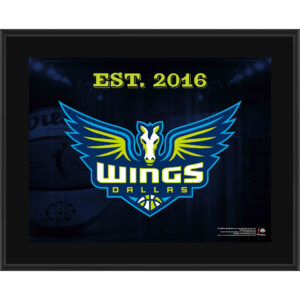 Dallas Wings 10.5" x 13" Sublimated Horizontal Team Logo Plaque