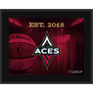 Las Vegas Aces 10.5" x 13" Sublimated Horizontal Team Logo Plaque