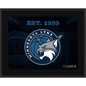 Minnesota Lynx 10.5" x 13" Sublimated Horizontal Team Logo Plaque