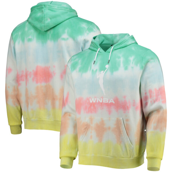 The Wild Collective Mint/Coral WNBA Logowoman Pride Pullover Hoodie
