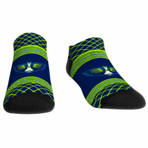 Rock Em Socks Dallas Wings Net Striped Ankle Socks