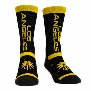 Rock Em Socks Los Angeles Sparks 2022 Rebel Edition Crew Socks