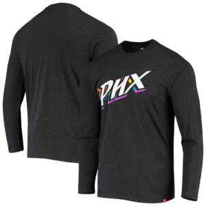 Unisex Sportiqe Heathered Black Phoenix Mercury Pride Tri-Blend Long Sleeve T-Shirt