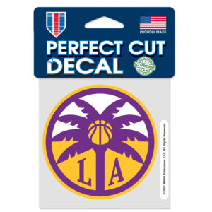 WinCraft Los Angeles Sparks 4'' x 4'' Decal