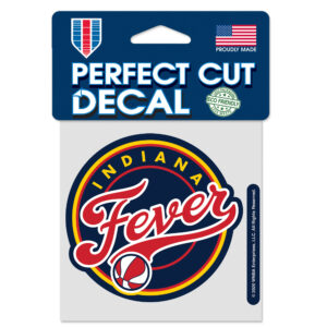 WinCraft Indiana Fever 4'' x 4'' Decal