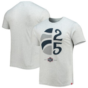 Men's Sportiqe White Washington Mystics 25th Anniversary Logo Tri-Blend T-Shirt
