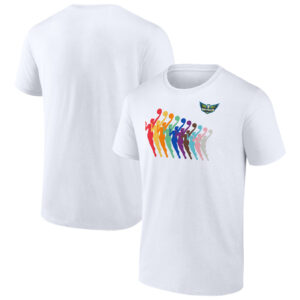 Unisex Fanatics Branded White Dallas Wings Pride T-Shirt