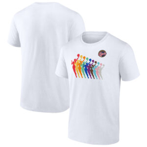 Unisex Fanatics Branded White Indiana Fever Pride T-Shirt