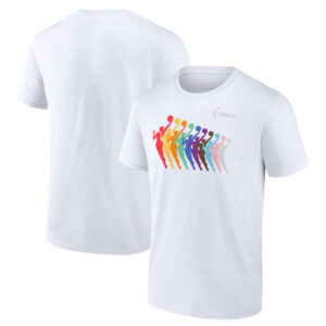 Men's Fanatics Branded White WNBA Logowoman Pride T-Shirt