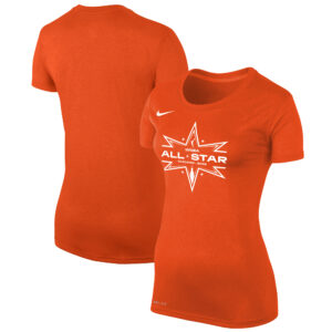 Women's Nike Orange 2022 WNBA All-Star Game Logo Legend Performance T-Shirt